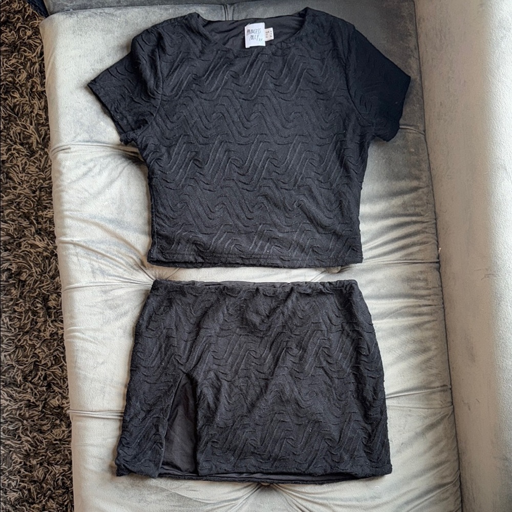 Princess Polly Black Two-Piece Set